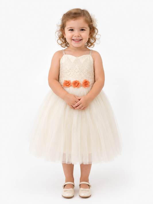 The Enchanted Ivory Pearl Gown