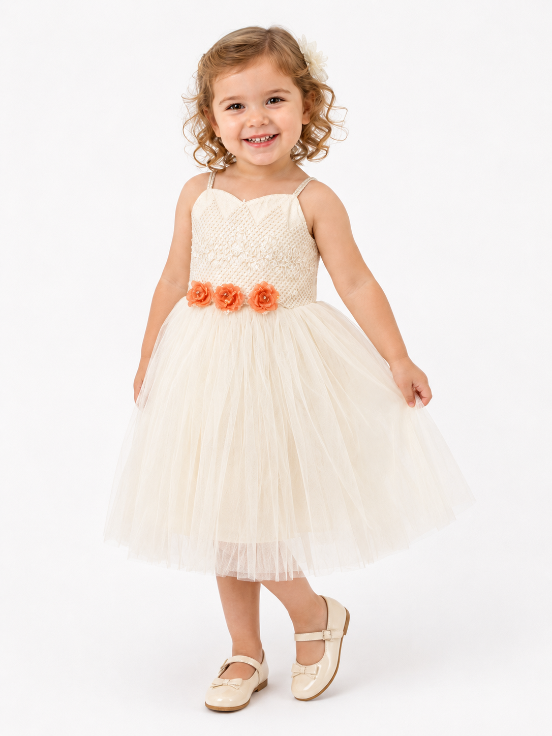 The Enchanted Ivory Pearl Gown
