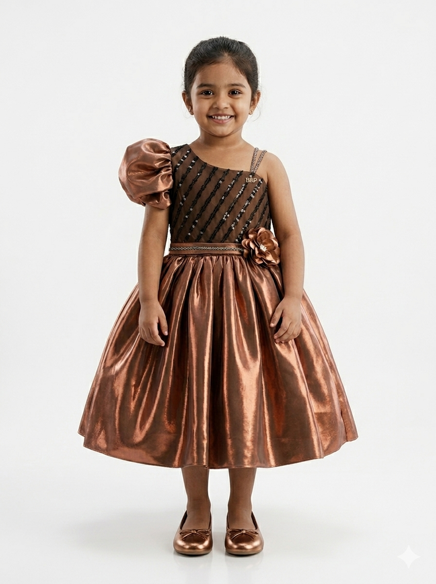 The Copper Radiance Gala Dress