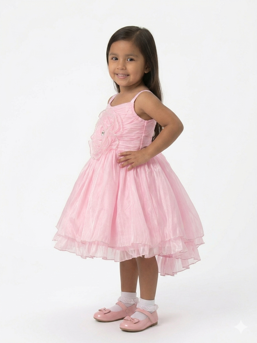 The Enchanted Rose High Low Party Dress