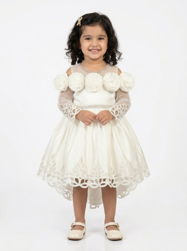 The Ethereal Blossom High-Low Gown Dress