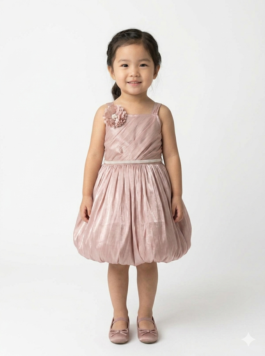 Glimmering Rose Quartz Enchanted Dress
