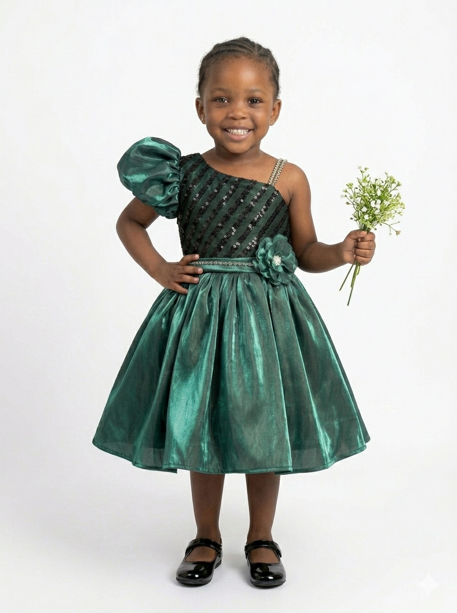 The Emerald Opulence Gala Dress