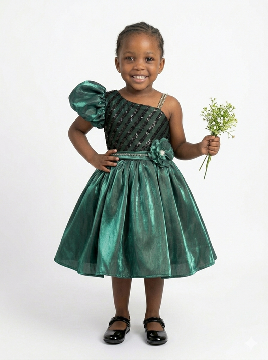 The Emerald Opulence Gala Dress