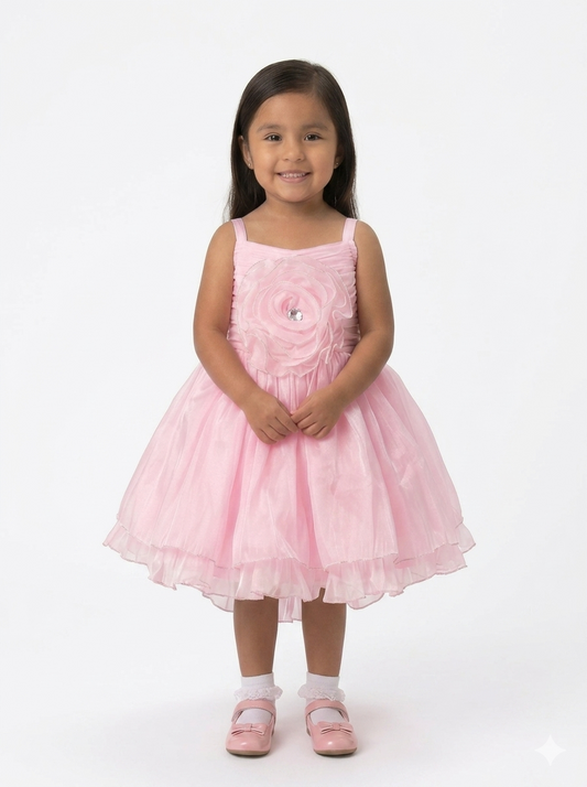 The Enchanted Rose High Low Party Dress