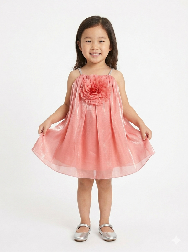 The Coral Glow Gala Dress