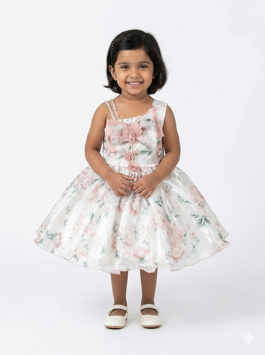 The Enchanted Garden Floral Dress