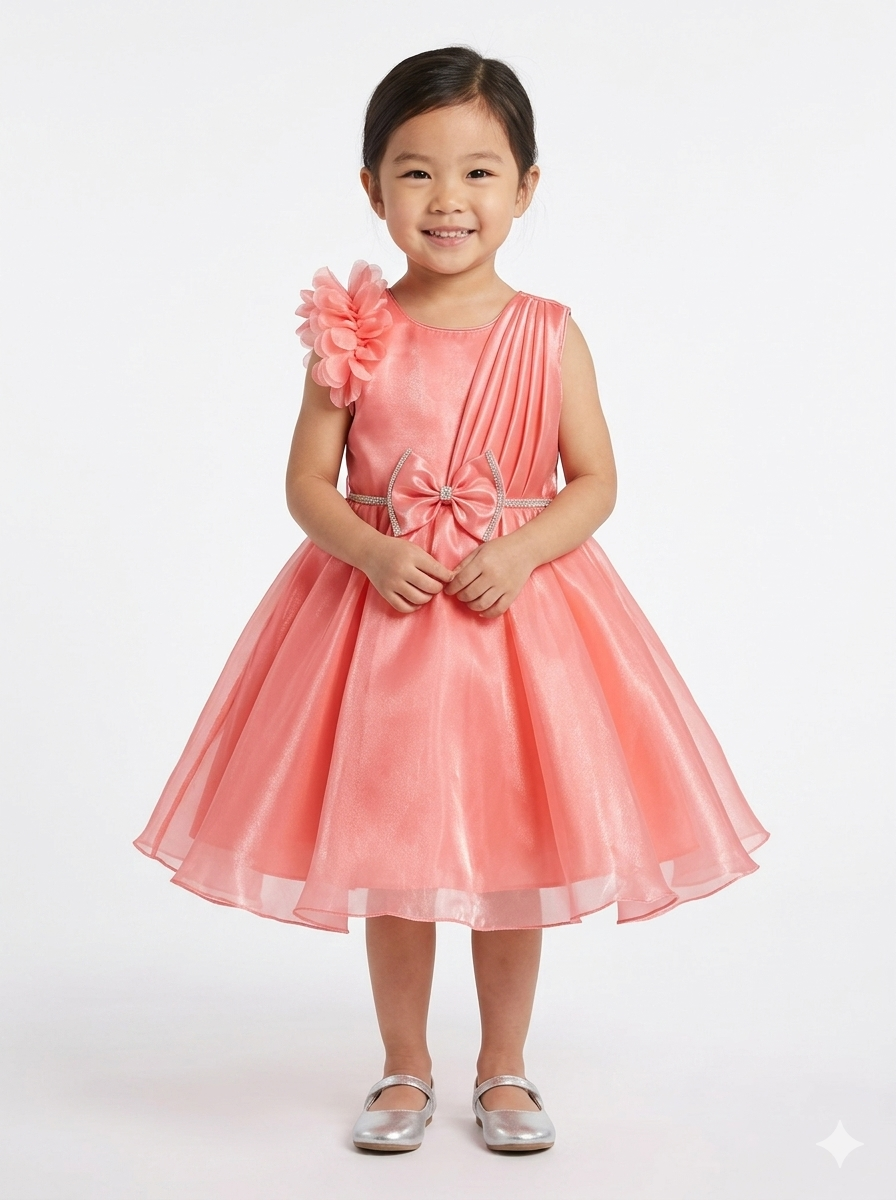 The Coral Sunset Gala Dress