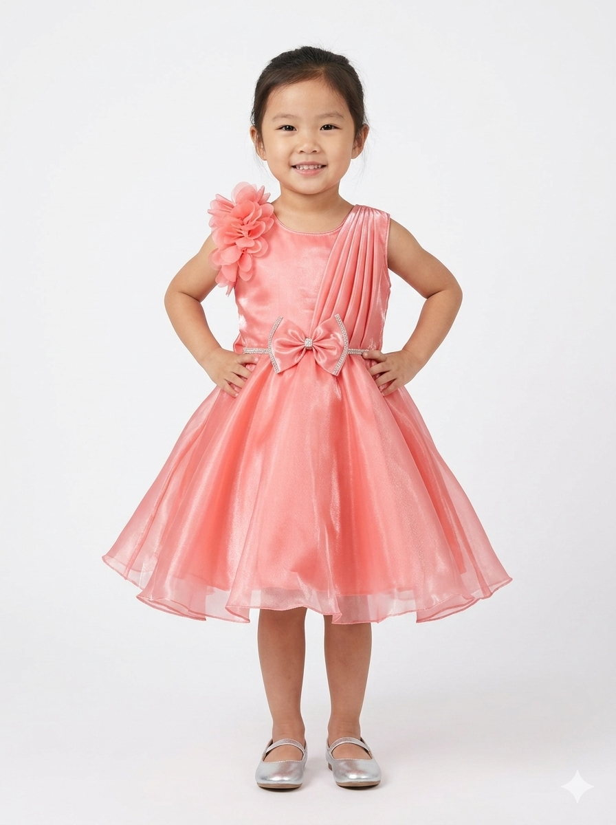 The Coral Sunset Gala Dress