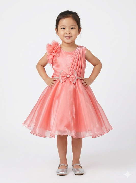 The Coral Sunset Gala Dress