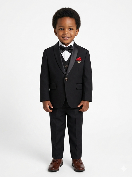 The Little Gentleman's Classic Crown 5-Piece Tuxedo